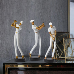 Golf Player Sculpture Decor | Yedwo Design