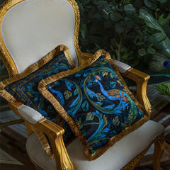 HERA Peacock European Luxury Pillow Cover | Yedwo Design