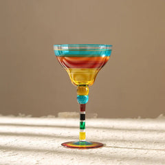 Hand-Painted Margaret Crystal Wine Glass | Yedwo Design