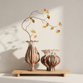Hand Painted Two Tone Wabi-Sabi Ceramic Vase | Yedwo Design