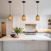 Hand Woven Rattan Pendant Light(3 Lights) | Yedwo