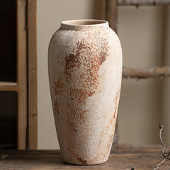 Handcrafted Vintage Pottery Wabi-Sabi Ceramic Vase | Yedwo Design