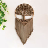 Handcrafted Boho Macramé Tree of Life Wall Hanging | Yedwo