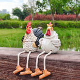 Handcrafted Standing Chicken Garden Decor | Yedwo Design