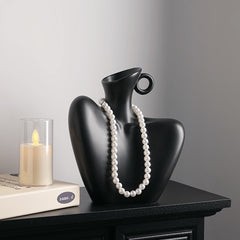 Handcrafted Wabi-Sabi Human Sculpture Vase | Yedwo Design