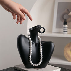 Handcrafted Wabi-Sabi Human Sculpture Vase | Yedwo Design