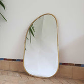 Handmade Brass Blob Mirror | Yedwo Design