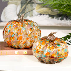 Handmade Stained Glass Pumpkin Crafts | Yedwo Design