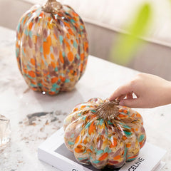 Handmade Stained Glass Pumpkin Crafts | Yedwo Design