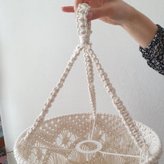 Handwoven Bohemian Cotton Rope Pendant Lampshade