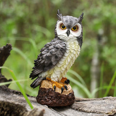 Horned Owl Statues for Garden | Yedwo
