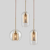 Industrial Vintage Glass Island Pendant Lamp | Yedwo Design