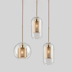 Industrial Vintage Glass Island Pendant Lamp | Yedwo Design
