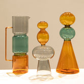 Italian Minimalist Colored Art Glass Vase | Yedwo Design