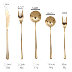 Japan Gold Luxury Cutlery Set | Yedwo Design