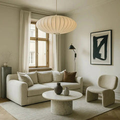 Japanese Silk Cocoon Pendant Light | Yedwo Design