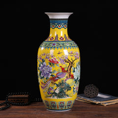 Jingdezhen Handmade Large Fishtail Ceramic Flower Vase | Yedwo