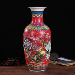 Jingdezhen Handmade Large Fishtail Ceramic Flower Vase | Yedwo