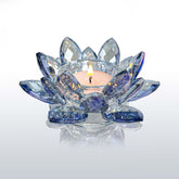 K9 Crystal Lotus Flower Tealight Candle Holder(2-Piece) | Yedwo Design