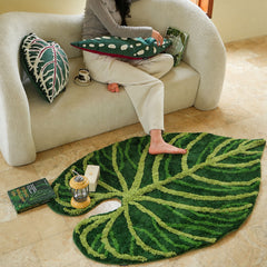 King Anthurium Jungle Tufted Rug | Yedwo Design