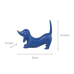 Klein Blue & Gold Beagle Resin Sculpture | Yedwo Design