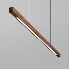 LINDÖ Wood Dimmable Linear Pendant Light | Yedwo Design