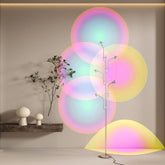 LUXORA Multi-Head Halo Projection Floor Lamp | Yedwo Design