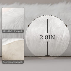 Living Room Ultra Soft Fluffy Shaggy Area Rug | Yedwo Home