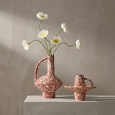 Lucie Hand-Painted Textured Ceramic Vase | Yedwo Design