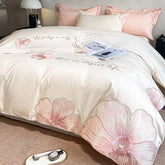 Luxury Flower Embroidered Egyptian Cotton Bedding Set | Yedwo Home