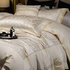 Luxury 120s Australian Cotton Embroidered Bedding Set | Yedwo