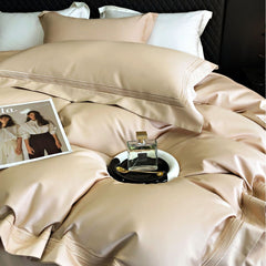 Luxury 140S Long-Staple Cotton Line Embroidered Bedding Set | Yedwo Design