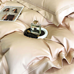 Luxury 140S Long-Staple Cotton Line Embroidered Bedding Set | Yedwo Design