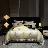 Luxury 140s Long-Staple Cotton Jacquard Sateen Bedding Set | Yedwo