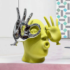 Luxury Abstract Art Velvet Sculpture | Yedwo Design