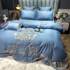 Luxury Egyptian Cotton Embroidered Bedding Set | Yedwo Home