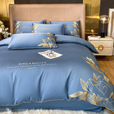Luxury Egyptian Cotton Flower Embroidered Bedding Set | Yedwo Home