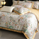 Luxury Iridescent Floral Long-Staple Cotton Bedding Set | Yedwo