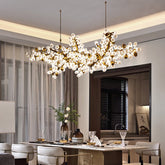 Luxury Long Grape String Glass Chandelier | Yedwo Design