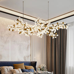 Luxury Long Grape String Glass Chandelier | Yedwo Design