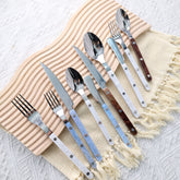 Luxury Lustre Amber Cloud Flatware Set | Yedwo Design