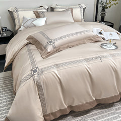 Luxury Nordic Long Staple Cotton Embroidered Bedding Set | Yedwo