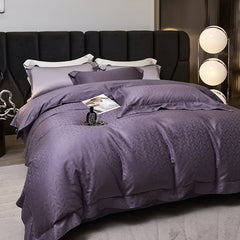 Luxury Soft Egyptian Cotton Jacquard Duvet Cover Set | Yedwo Home