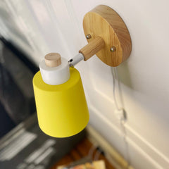 Macaron Rotating Reading Lamp with Plug | Yedwo Design