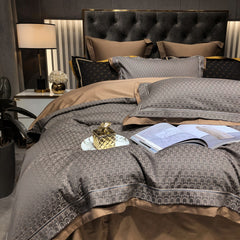 Martin 120S Luxury Long-Staple Cotton Sateen 4-Piece Bedding Set