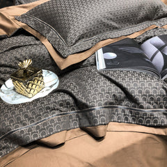 Martin 120S Luxury Long-Staple Cotton Sateen 4-Piece Bedding Set