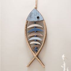 Mediterranean Wooden Fish Wall Decor | Yedwo