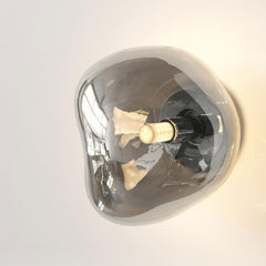 Mid-Century Bauhaus Glass Lava Droplet Wall Lamp | Yedwo