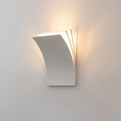 Minimalist Book Sculptural Aluminum Wall Sconce | Yedwo
