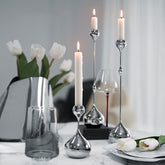 Minimalist Hand-Polished Teardrop Candle Holder Set | Yedwo Design